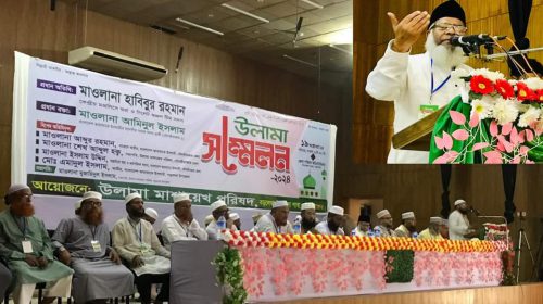 বড়লেখায় ওলামা মাশায়েখ সম্মেলন অনুষ্ঠিত 