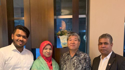 জাপানের টোকিওতে ওয়েসকা ইন্টারন্যাশনাল বোর্ড মিটিংয়ে অংশ নিচ্ছেন : অরিত্র রহমান