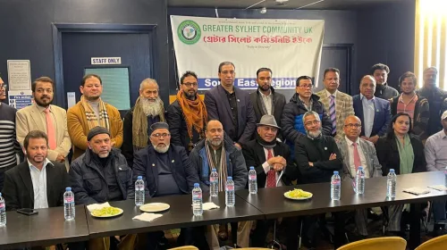 বিমানের ম‍্যানচেষ্টার টু সিলেট ফ্লাইট চালু রাখা ও ওসমানী বিমান বন্দর থেকে বিদেশী ফ্লাইট চালুর দাবীতে গ্রেটার সিলেট কমিউনিটি ইউকের সভা অনুষ্ঠিত